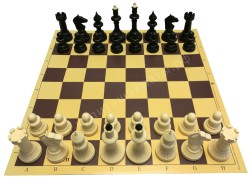 Шахматы "Айвенго" с доской из микрогофры